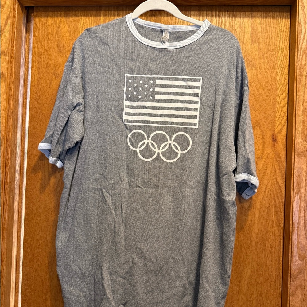 Gray Olympic Themed Women’s Nightgown